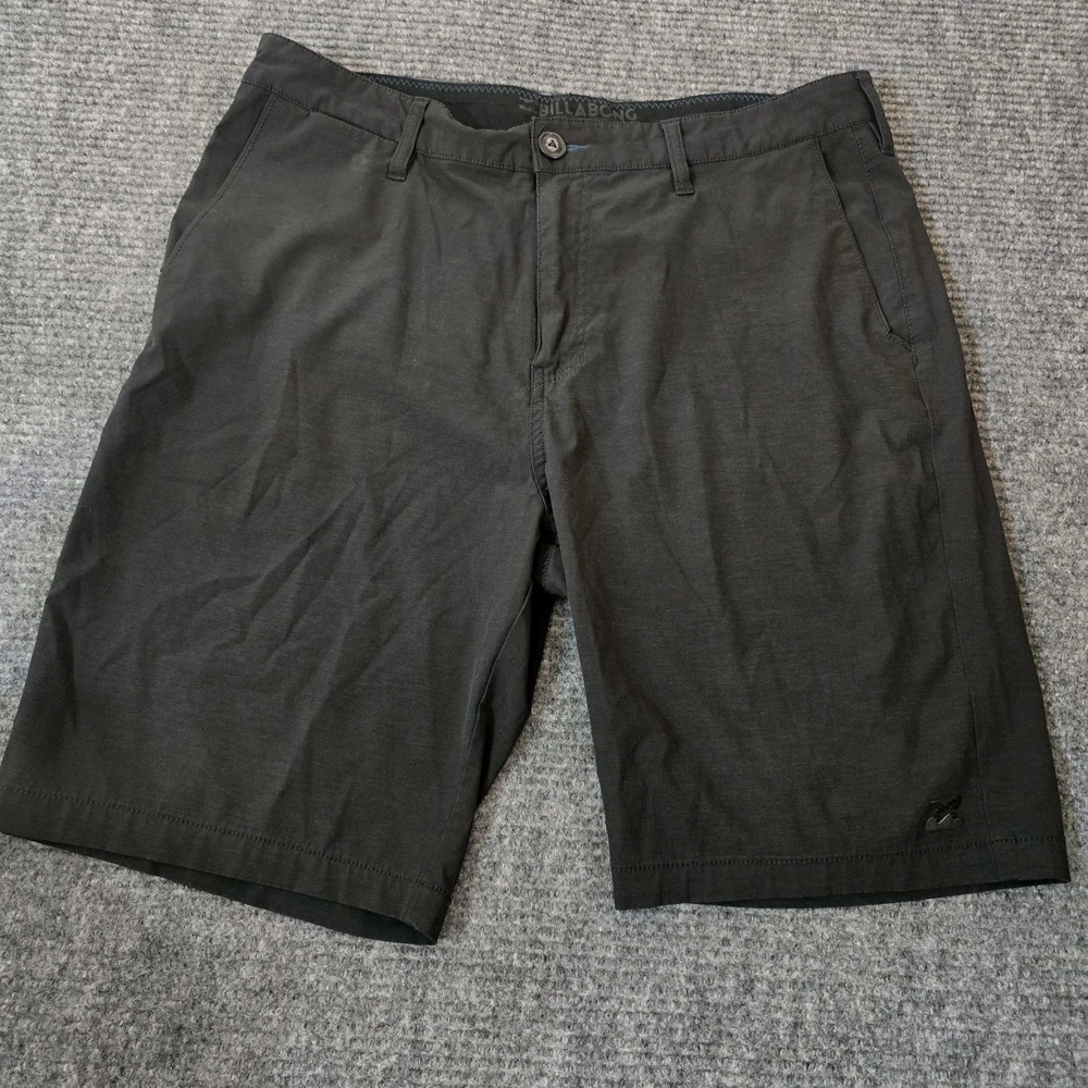Billabong Crossfire Submersibles Shorts Mens 34 Black Hybrid Surf Swim Stretch